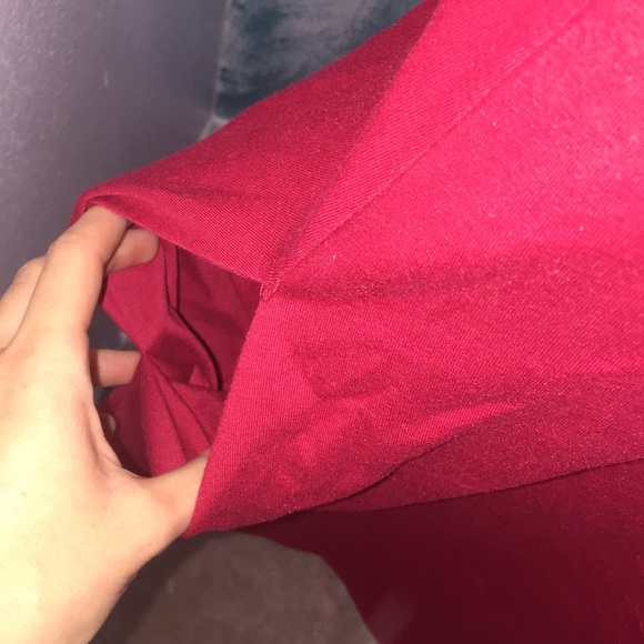 Red Tank Dress with pockets - Picture 2 of 4